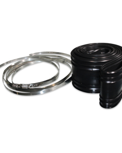 Packing f/exhaust air chimney D1270/30 black w/pipe clamps